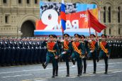 Парад Победы на Красной площади в Москве